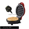 Other Kitchen Dining Bar Mini Electric Waffles Maker 110V-220V Bubble Egg Cake Forno Colazione Love Heart Shaped Waffle Eu Us Uk P Dheym