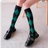 Women Socks Lolita Girls Long Retro Calf British Knee High College Style Striped JK