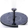 Watering Equipments Solar Fountain Water Pump For Garden Pool Pond Outdoor Panel Pumps Kit Drop Delivery Home Patio Lawn Supplies Dhnrb