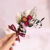 Dried Flowers Mini Flower Bouquet Fall Decoration Rose Grass Gypsophila Plants DIY Gift Box Christmas Home Decor Accessories