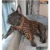 Chien Vêtements Automne Hiver Vêtements Pour Animaux À La Mode Lettre Broderie Chiot Chandail Luxurys Designers Clohes Marron Sizexs-Xxl 2021 Dhs Dhbzu