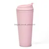 Tuimelaars Dubbellaags Plastic Frosted Tumbler 22Oz Matte Bk Met Deksels Voor Outdoor Sport Cam Drop Delivery Thuis Tuin Keuken Dineren Dhk9H