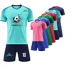 Camicie da esterno Personalizzate Personalizzate Bambini Maglia da calcio per adulti Imposta 2 pezzi Camicia corta Abbigliamento sportivo Abbigliamento Quick Dry Football Uniform Suit 230703