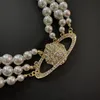 catena di collane per le donne Regalo per gli amanti del matrimonio della festa Collana per la sposa gioielli del canale di design Con flanella