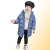 Enfants039s Down Cotton Vêtements Enfants Nouvelles vestes d'hiver Girls Mabille à capuche Midlengle Boys Vêtements HEPT M manteau