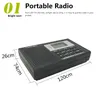 Radio HRD1032 PORTABLE FULLBAND Digital Tuning Multiband Stereo Tuner MW/AM/FM/SW Shortwave Radio Rec Control Mottagare DC5V Power