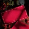 Gift Wrap 1pc Custom Wedding Velvet High-end Red Bag China Tradition Changing Mouth Offering Tea Cash Pocket For Bride And Groom