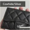 Coin Purses Luxury Classic Womens Bag Brand Fashion Wallet Leather Mtifunctional Credit Card Holder Drop Delivery Bags Lage Accessor Dhedm