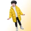 Enfants039s Down Cotton Vêtements Enfants Nouvelles vestes d'hiver Girls Mabille à capuche Midlengle Boys Vêtements HEPT M manteau