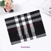 Cachecol Bur Home de alta qualidade para inverno e outono para mulheres masculinas British Classic Plaid Scarf Imitation Cashmere Fashion Thin Pattern Mens Womens Shawl Couple Warm Ver