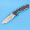 Nueva llegada High End M27 Survival Straight Knife Z-wear Drop Point 6.5mm Blade Full Tang G10 Mango Senderismo al aire libre Camping Cuchillos de hoja fija con Kydex