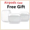 Bluetooth Earphone Accessories Fall TPU Solid Silicone stockproof Cover hörlurar Skyddsfodral för Apple AirPods Generation 2 Pro 3 Pro2 Charger Box