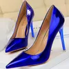 Dress Shoes Maogu Leather Woman Pumps High Heels 2023 Sexy Women Pointed Toe Basic Pump Evening Heel Plus Size 42 43