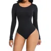 Vita Tummy Shaper LMYLXL Fajas Colombianas Sexy Collo Body Manica lunga Perizoma Shapewear Donna Tummy Control Body Shaper Bodycon Tuta Top 230701