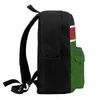 Torby szkolne torby w talii niestandardowe plecak Kenia Flag Flag Poliester dla mężczyzn dla kobiet torba podróży zwykli uczniowie wędrówki na kemping 230701