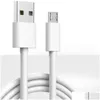 Cell Phone Cables Fast Charging S Micro Usb Cords Type C 2A Sync Data 1M 2M 1.5M Drop Delivery Phones Accessories Dhj10