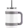 50oz Stainless Steel Quencher Tumbler Vacuum Keep Hot and Cold Mug with Handle and Straw NEW JY03