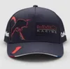 F1-Rennkappe Sommer neues Team Sonnenhut voll gesticktes Logo Baseballkappe331w