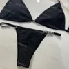 BikiniBikini Badkläder Sexig Designer Dam Baddräkt Sommar Mode Alphabet Diamond Set Girls Bikini