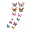 Другой домашний декор DIY Butterfly Luminous Glow in Dark Design Design Decal Sticking Double Feathes Stickes Home Decor R230630