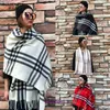 Designer Luxury Bur Home scarves for sale 2023 Autumn and Winter New Men's Women's Large Plaid Imitation Cashmere Scarf with Tassel Shawl Dual Use