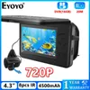 Fish Finder Eyoyo HD 1280 * 720P DVR Fish Finder 4,3 pouces moniteur enregistrement vidéo 16 Go pour l'hiver caméra de pêche sous-marine sur glace 8 lumières IR HKD230703