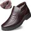 Kleding Schoenen Kleding Schoenen Winter Waterdichte mannen Casual Leer Flanel Hoge Top Slip-on Mannelijke Rubber Warm voor Heren Z230705