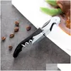 Ouvre-bouchon en acier inoxydable Tire-bouchon Mtifunction Ouvre-bouchon de vin Bière Canette Bouteille Cuisine Bar Outils Accessoires Drop Delivery Dhocv