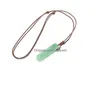 Pendentif Colliers Guérison Pierre Naturelle Minérale Irregar Rec Quartz Pendum Amazonite Oeil De Tigre Lapsi Rose Cristal Livraison Goutte Bijou Dh08B