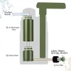 Gadgets ao ar livre filtro de água sistema de filtragem de palha purificador para preparação familiar equipamento de acampamento caminhadas emergência 230701