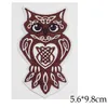 Celtic Art Iron-On Embroidered Sew-on Wild Celtic Creature Patch Celtic Knotwork Owl Patch 277o