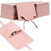 Present Wrap 30 PCS Microfiber Jewelry Pouch 8 X CM Packaging Bag Luxury Small Bows Bow Tie For Armel 230701
