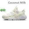 Huarache Craft Herr Dam Löparskor Sneaker Triple Black Summit Vit Coconut Milk Light Silver Sanddrift Lunar New Year Grå Herr Trainers Sports Sneakers