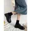 Dress Shoes Mary Janes Japanese Style Woman Non Slip Vintage Black Casual Flat Fashion Pumps