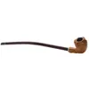 Smoking Pipes Carved pattern wooden resin pipe with large quantity of high-quality brown tobacco rod, long rod, long pipe smoke