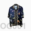 Homens camisetas Casa Designer Moda Roupas Camisas Tracksuits Casablanca Colorido Whisky Fruta Estilo Siciliano Camisa de Manga Curta Havaiana para Homens Mulheres 240327