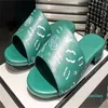 Wersja designerska małe zapach klapki z literami Flip-Flops Flat Fashion Wear Casual Beach Kaptery