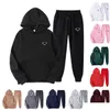 Pantalon deux pièces pour femmes Pièces pour hommes et femmes Survêtements Outfit Col haut Hoodies Sweat Survêtement 2022 Plus Size Streetwear Ca Dhw0Y