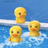 Jouets de bain Jaune Canard Douche Jouets Électrique Rotatif Eau Pulvérisation Arroseur Jouets Bébé Robinet Bain Eau Pulvérisation Pommeau De Douche L230518