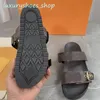 gucci louis vuitton prada fendi chloe balenciaga hermes yeezy ugg Вы Klassische Designer-Hausschuhe Mode Luxus Unisex Bom Dia Flat Mule Sommer Leinwand Strand Sandalen Schnallen S