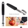 Fruits Légumes Outils Apple Corer En Acier Inoxydable Pear Corers Seed Pitter Easy Twist Cuisine Drop Delivery Home Garden Dining Bar Dhoby