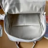 Taillenbeutel coole studentische weibliche Mode -Rucksack wasserdichte süße Frauen Schultasche Lady Laptop weißes Buch Kawaii Girl College Travel 230703