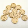 15mm boutons en bois 2 trous rond coeur d'amour pour la main boîte-cadeau Scrapbook artisanat fête décoration bricolage faveur couture accessoires201T