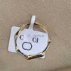 Anelli a fascia firmati Anelli di lusso per donna uomo tendenza moda marchio anello in oro rosa coppia argento sterling nuovo stile regalo di festa Personalizzato O5GG