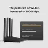 Router Versione globale ZTE Router AX3000 Pro 5G Dual-band 3000M 7DBi Guadagno NFC Connessione one-touch Easy Mesh Wifi6 230701