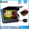 Fish Finder Eyoyo Portable Fish Finder HD 1000 TVL Infrarouge LED Caméra Étanche Avec 4.3 "LCD Moniteur 15M Câble Pour Ice Sea Boat Fishing HKD230703