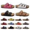 Luxury Designer Boston Clogs sandals Slippers Platform mens women birk clog summer arizona leather felt sliders buckle strap flat Casual