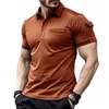 Polo da uomo a maniche corte Polo da uomo Premium Hip Hop Abbigliamento Plus Size Polo stile vintage Top