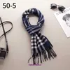 Top quality winter and autumn Bur Home scarf for women men Imitation cashmere tassel plaid warm women's Korean version thickened versatile shawl SKNW