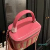 Летняя дизайнерская пляжная сумка женщин Косметическая коробка роскошная кроссбало